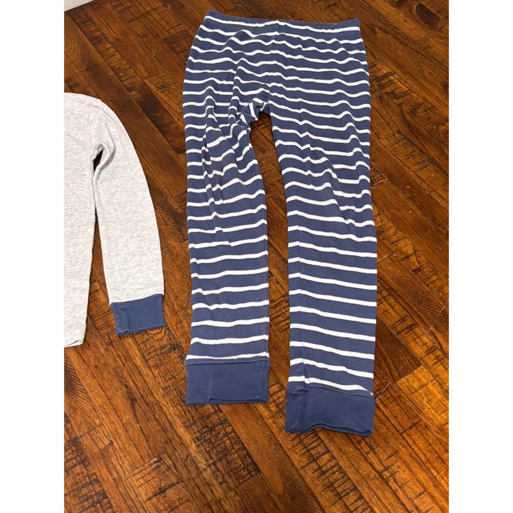 Carter's Boys Pizza Pajama set Snug Fit Long Sleeve Pants Gray/Blue 7 7A - Picture 6 of 9